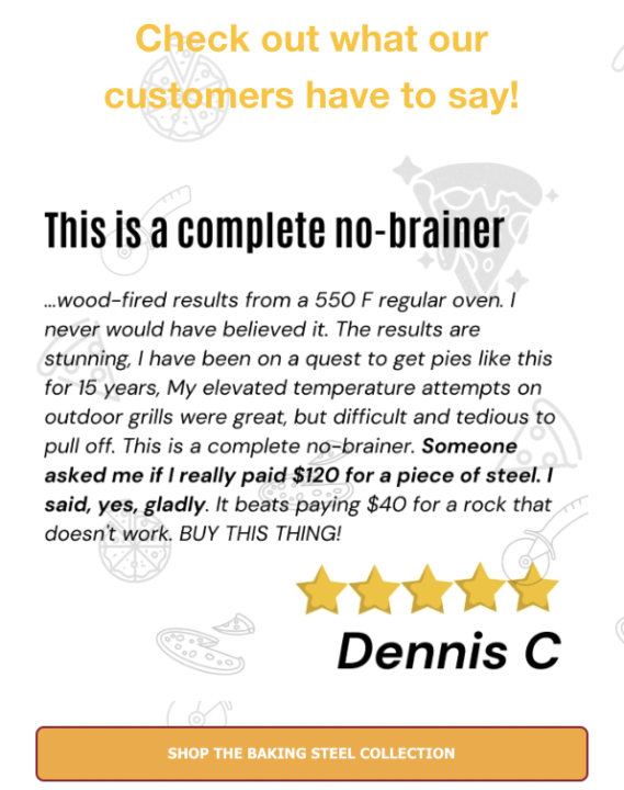 Baking steel review