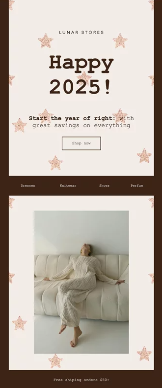 Omnisend holiday template
