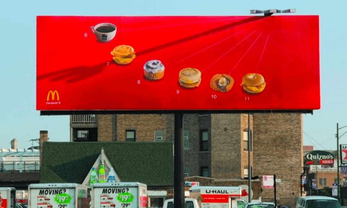 Mcdonald's outdoor advertising