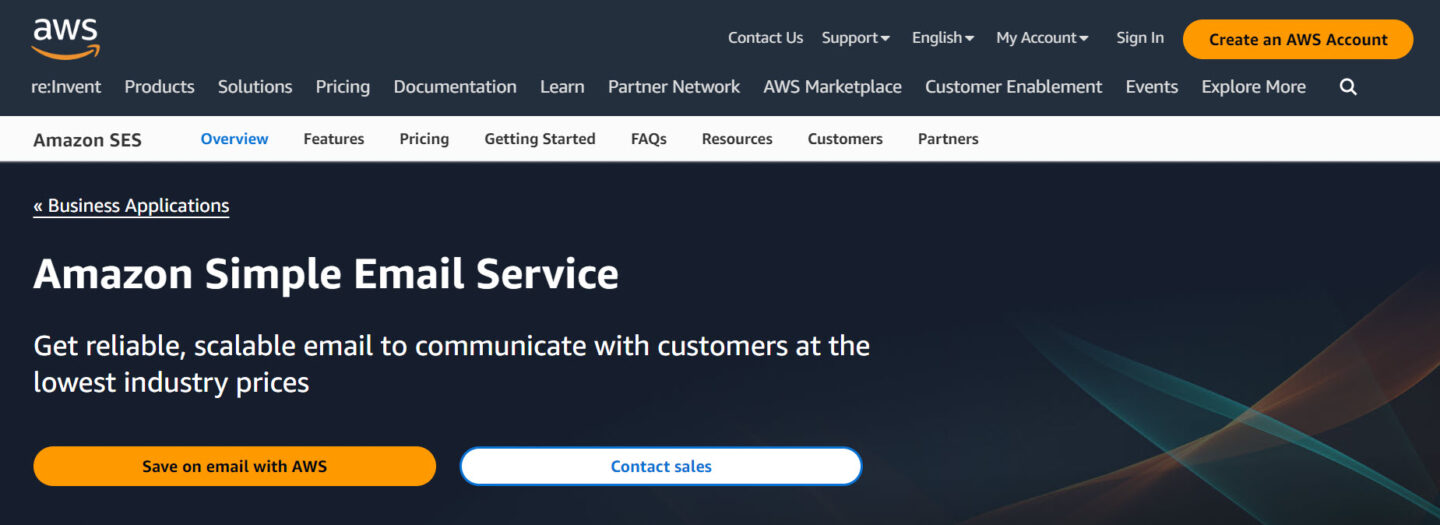 SMPTP provider - Amazon