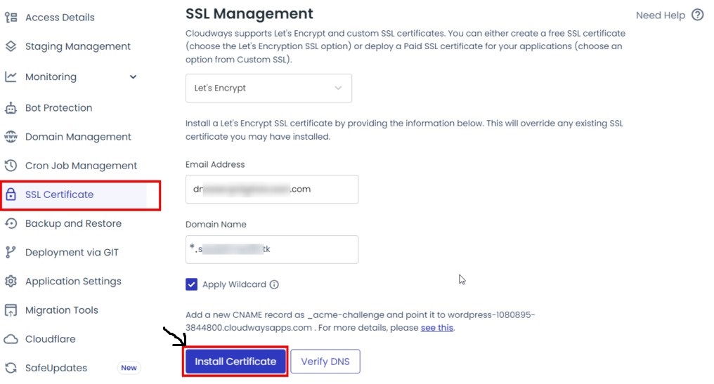 Seguridad del sitio de dropshipping de Wordpress con certificado SSL