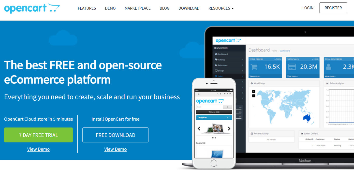 BigCommerce alternative - OpenCart