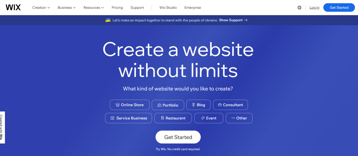 BigCommerce alternative - Wix