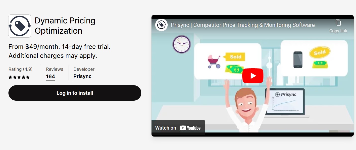 Dynamic Pricing Optimization Shopify app 