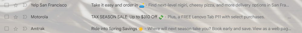 Emojis incorporation in Easter subject lines