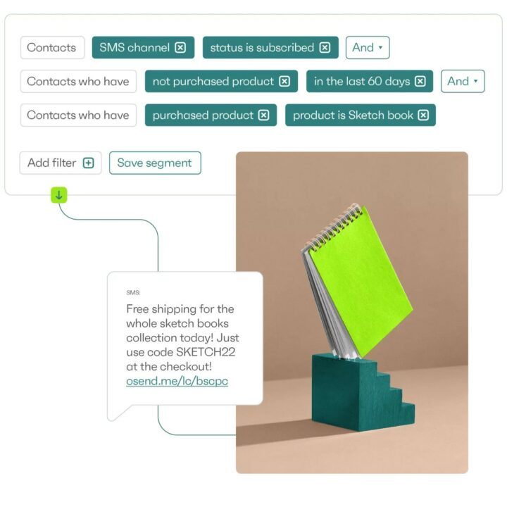 Omnisend intuitive segment builder