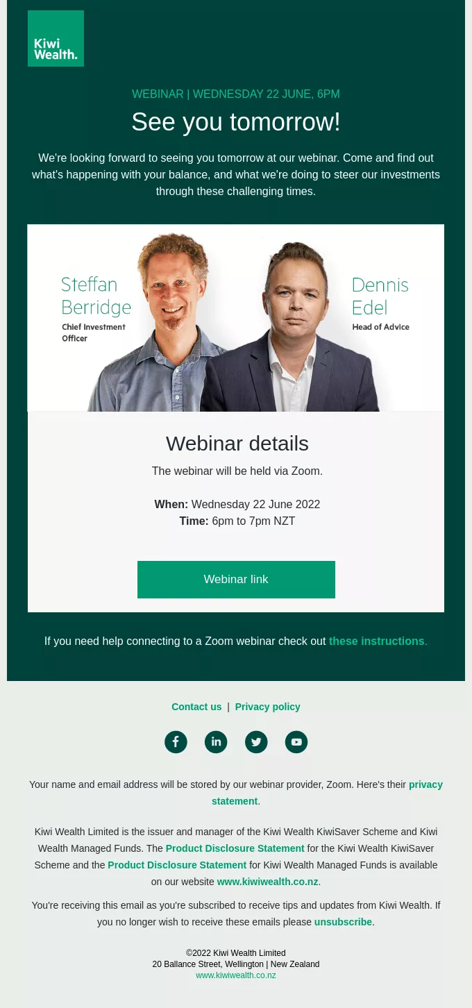 10 event reminder email templates & examples for 2025