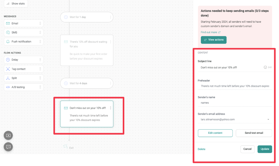 third email design