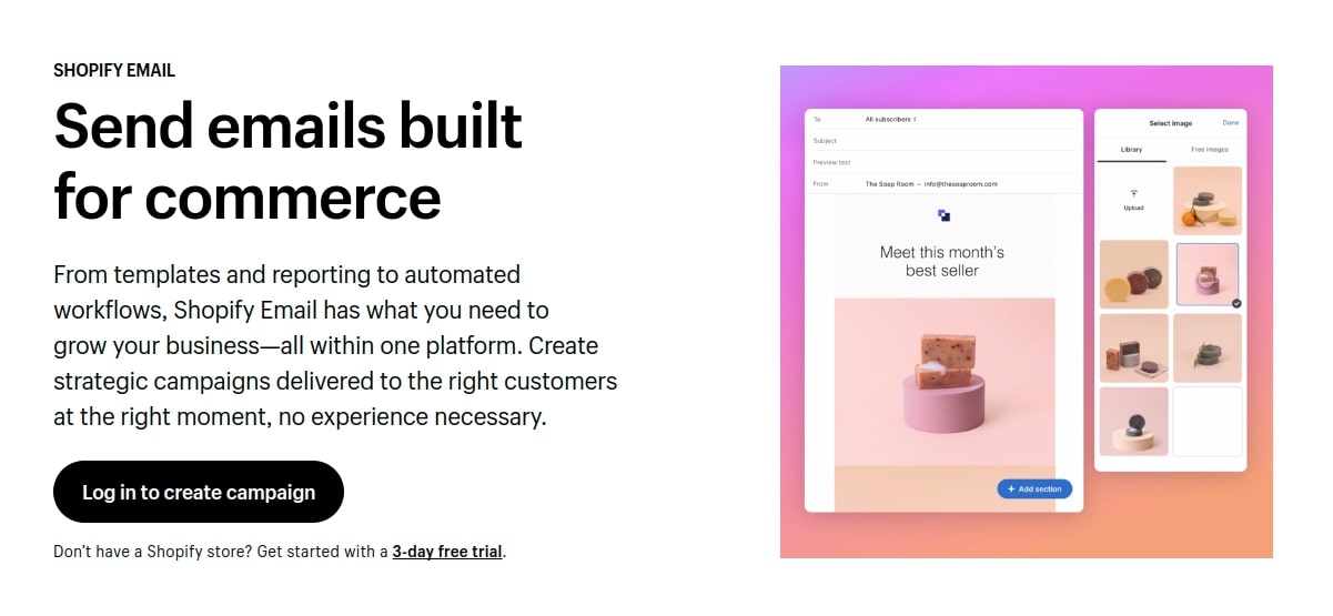 shopify email