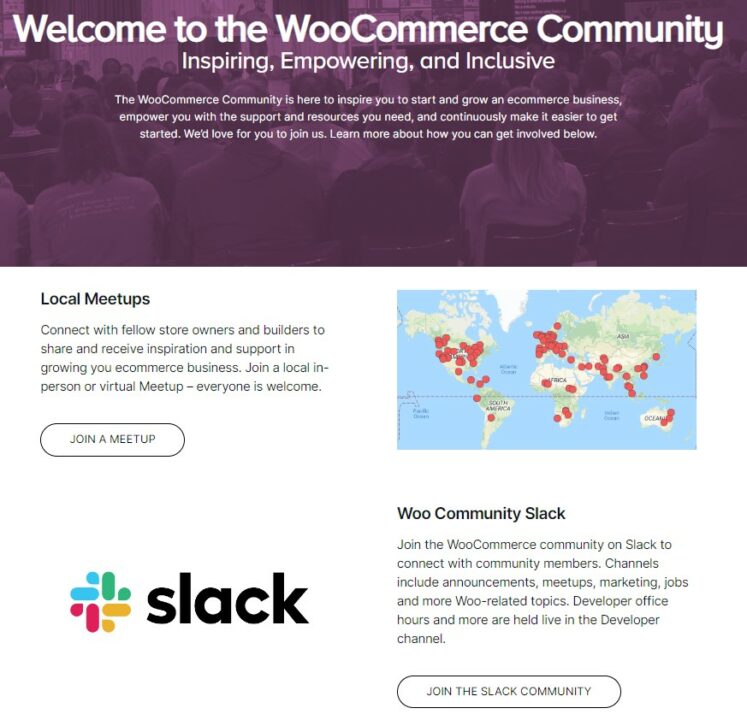 magento vs woocommerce: WooCommerce community
