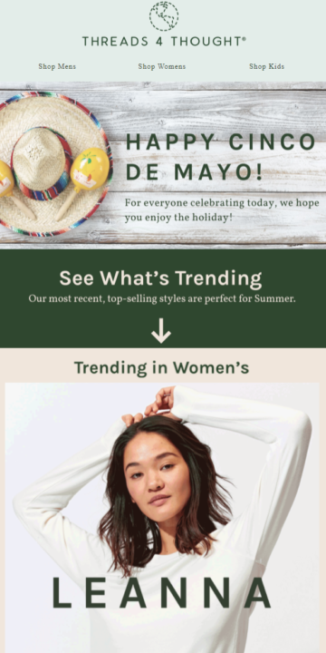 Cinco de Mayo newsletter idea by Threads 4 Thought