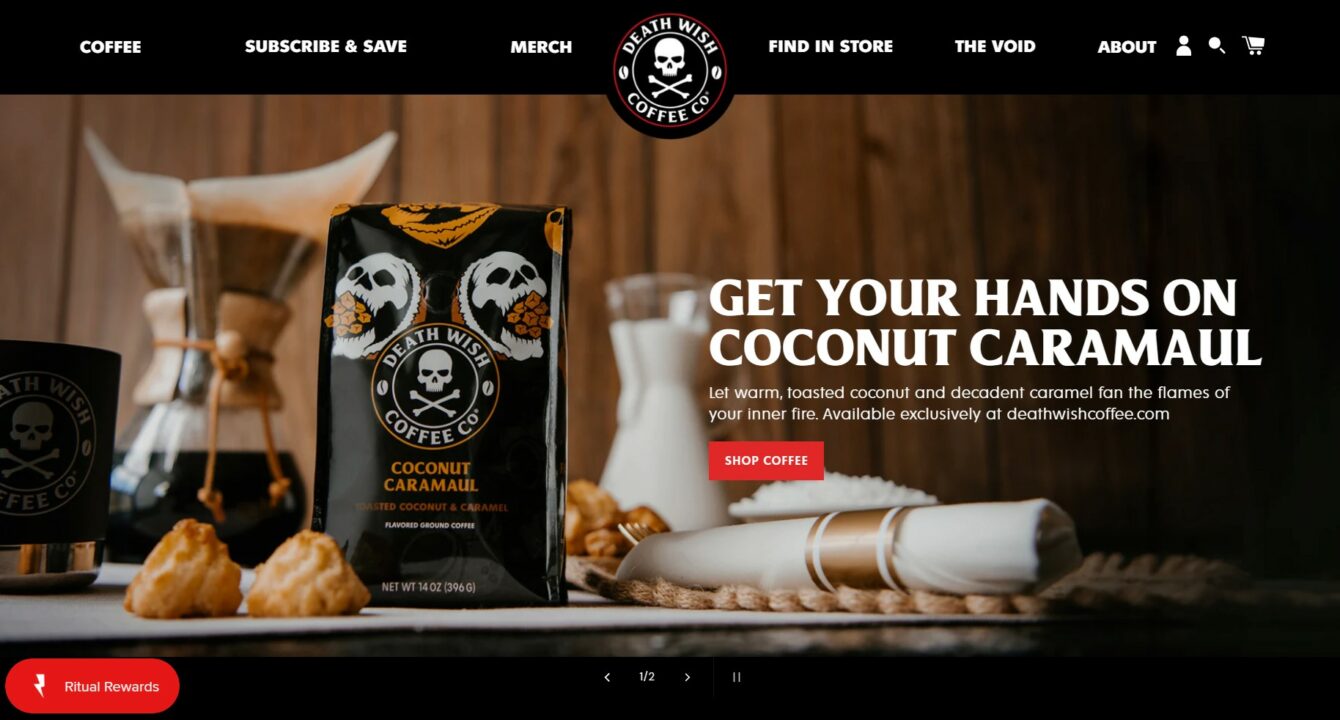 Death Wish Coffee shop