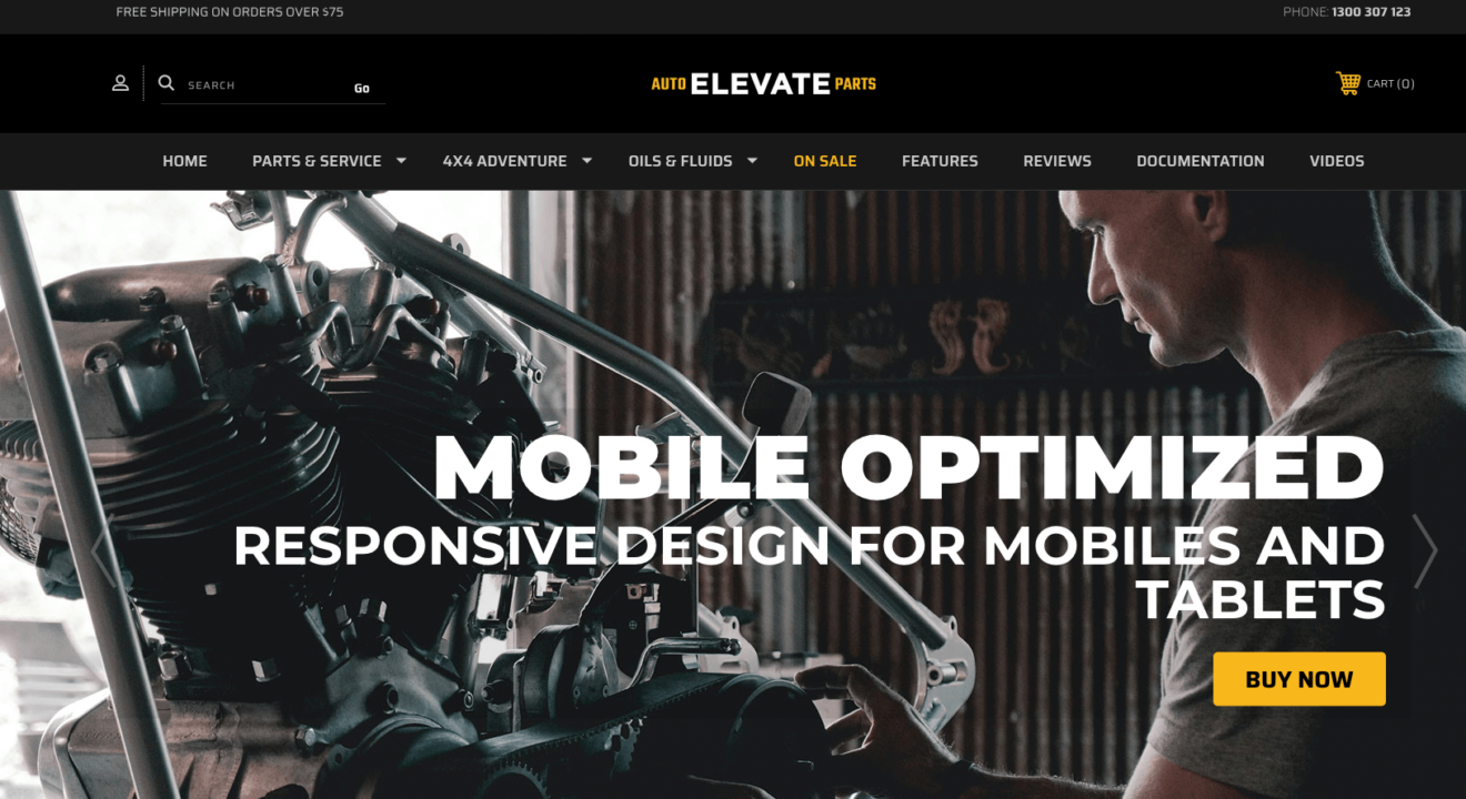 BigCommerce theme: Elevate