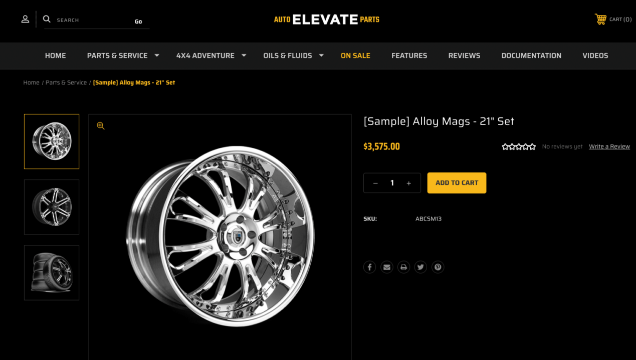 BigCommerce theme: Elevate