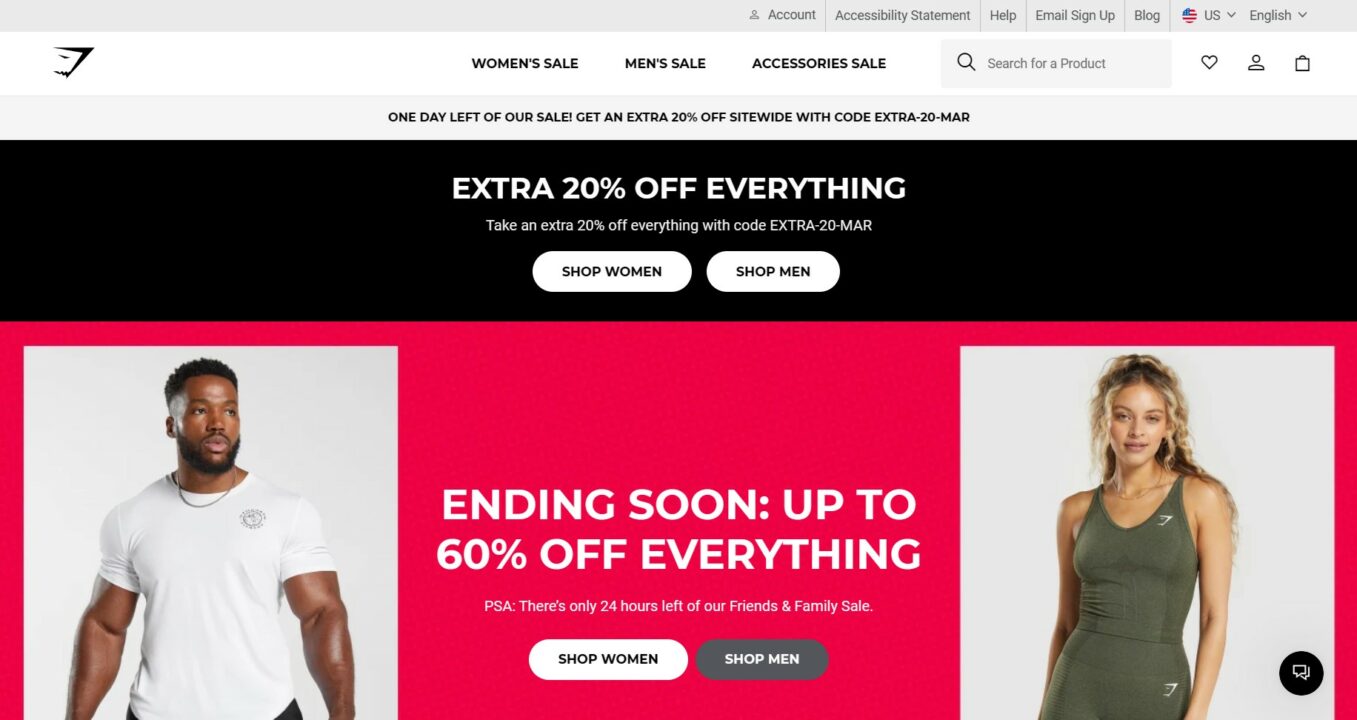 Gymshark store