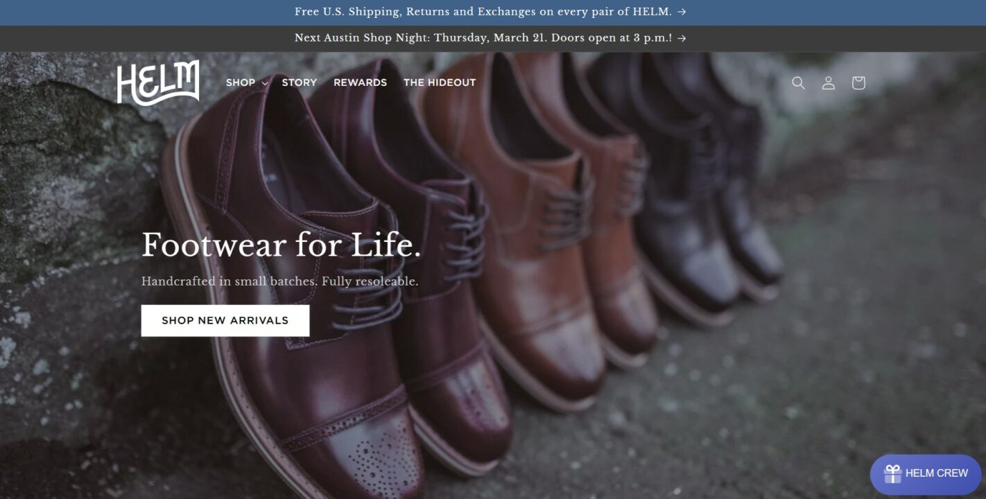 Helm Boots store