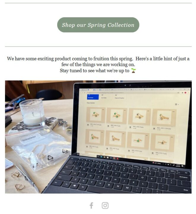 Stay tuned for more email sign off by Faeber Studio