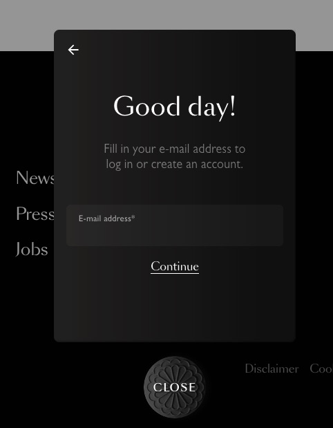 User login by Moooi