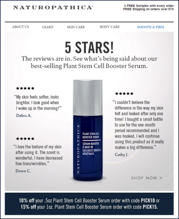 User reviews from Naturopathica