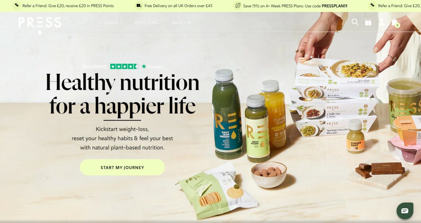 PRESS Foods store