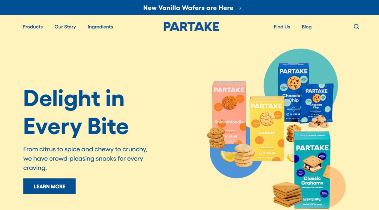 Partake Foods site