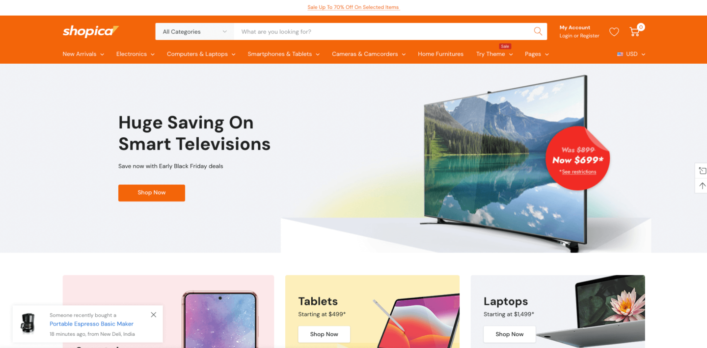 BigCommerce theme: Annie’s Garden Shopica