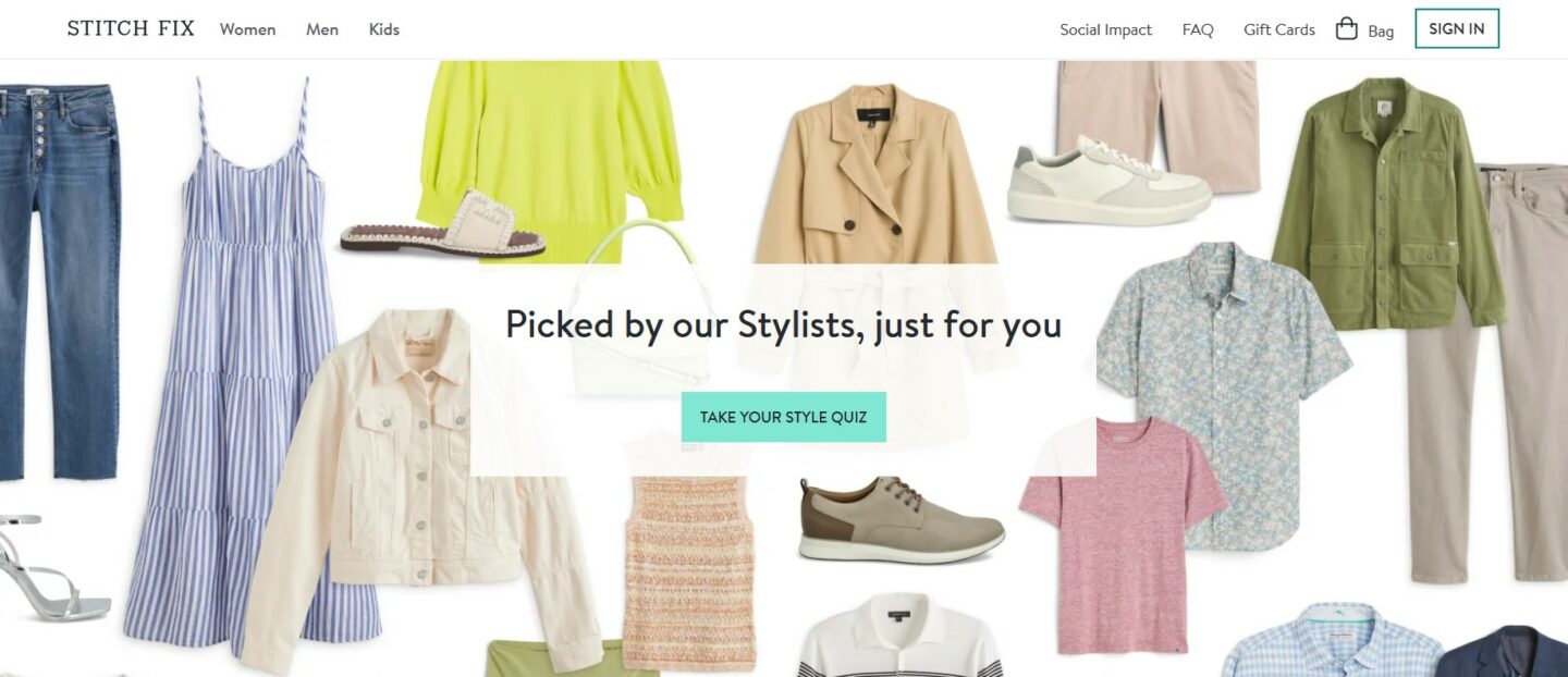 Stitch Fix Shopify store