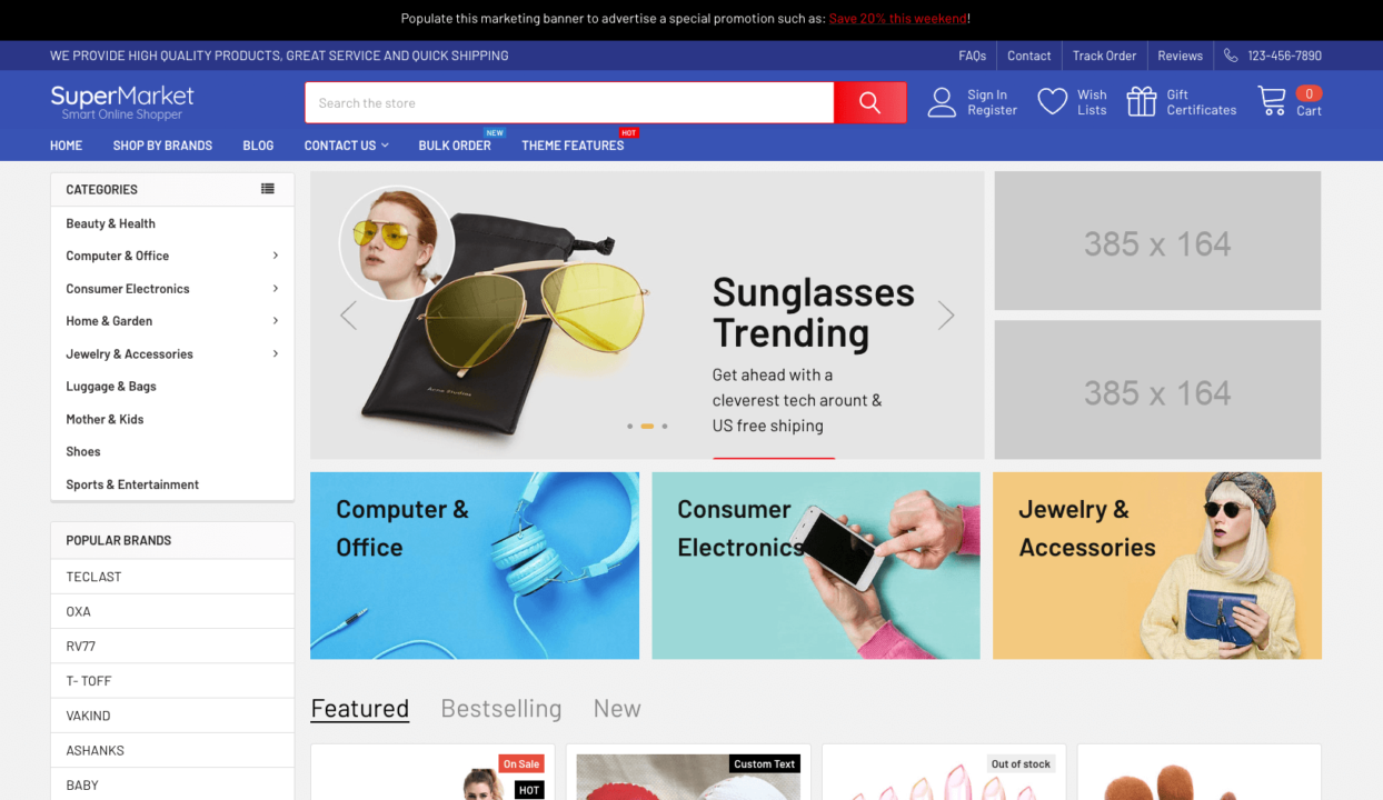 BigCommerce theme: SuperMarket