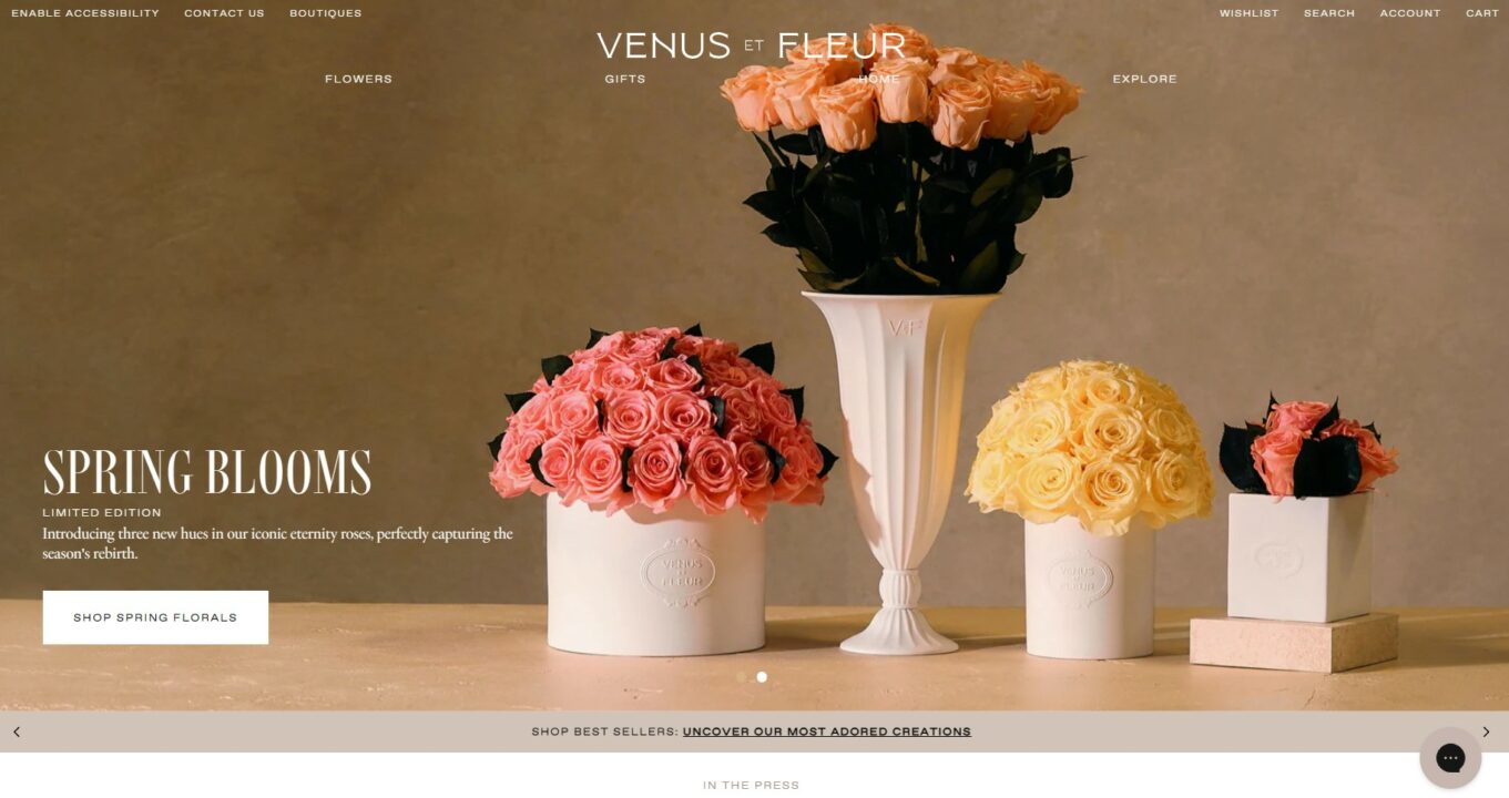 Venus et Fleur website