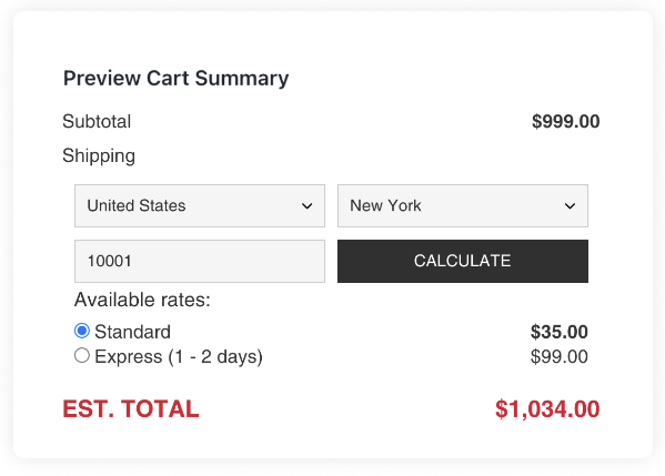 Cart abandonment solutions: Provide transparent pricing information