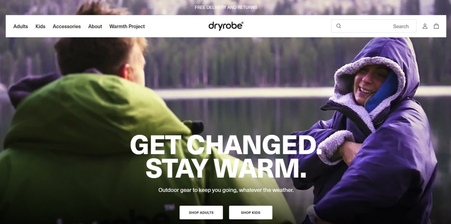Dryrobe eshop