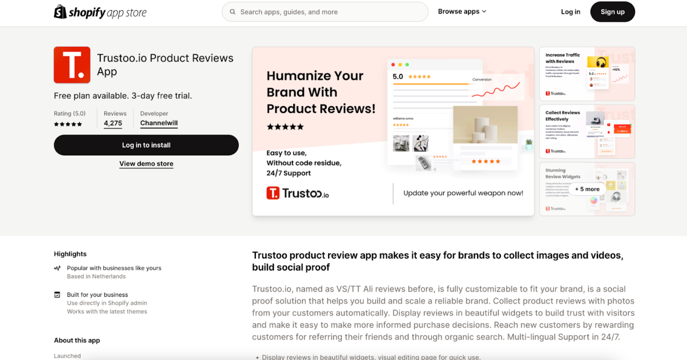 Best product review apps for Shopify - Trustoo