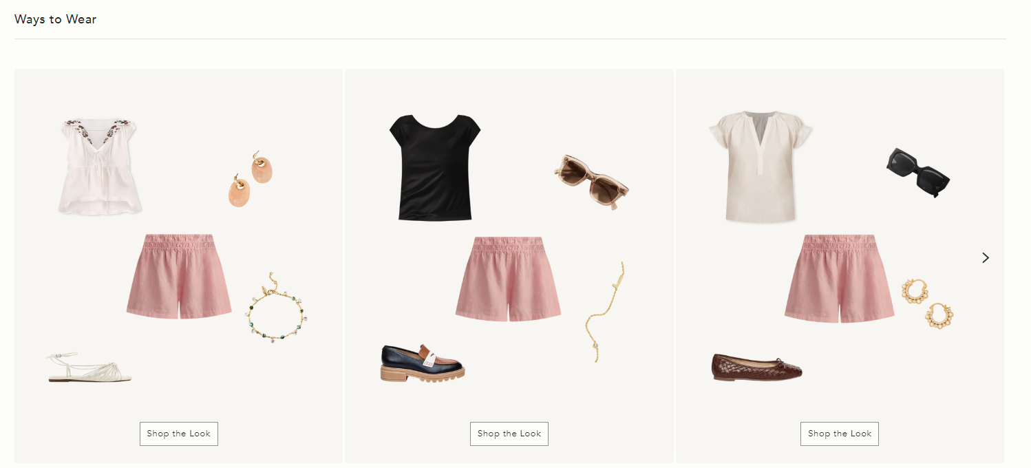 Cross-selling example: Anthropologie