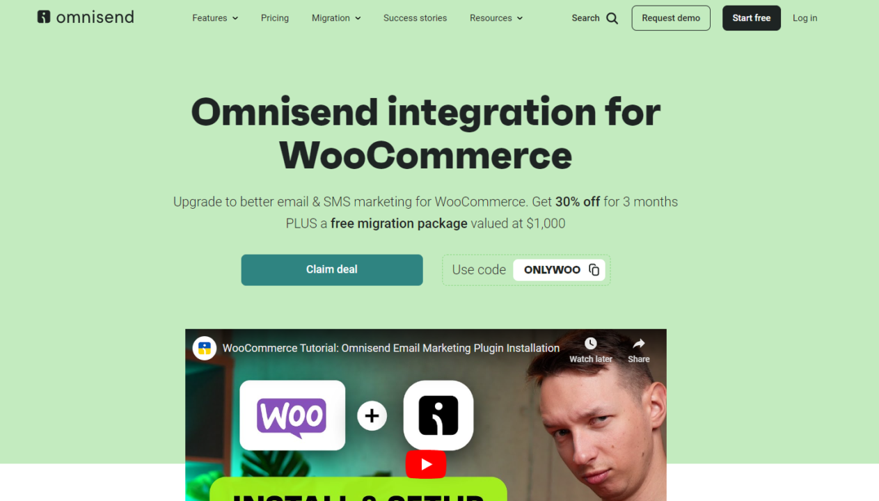 Omnisend integration for WooCommerce
