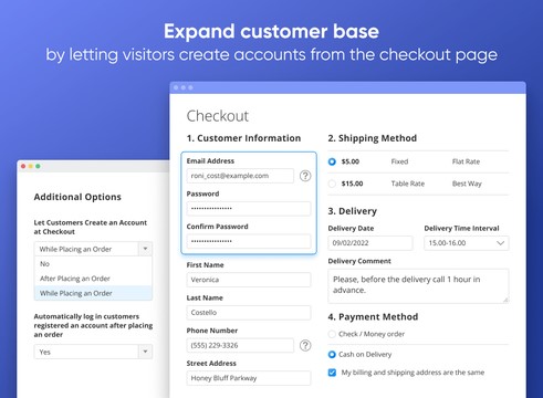 One Step Checkout Pro: single-page checkout