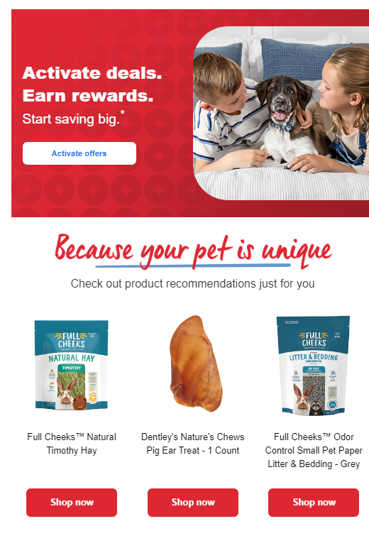 Cross-selling example: PetSmart