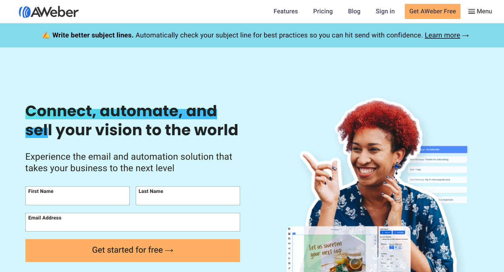 ActiveCampaign alternatives: AWeber