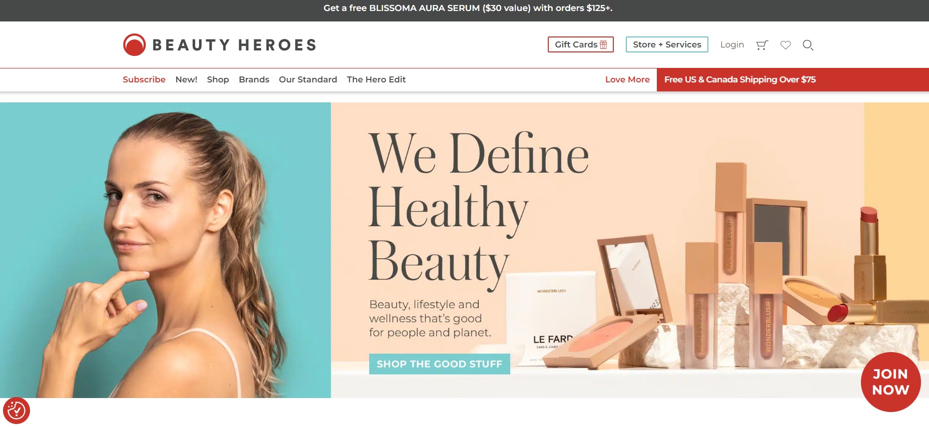Best beauty ecommerce websites to learn from: Beauty Heroes