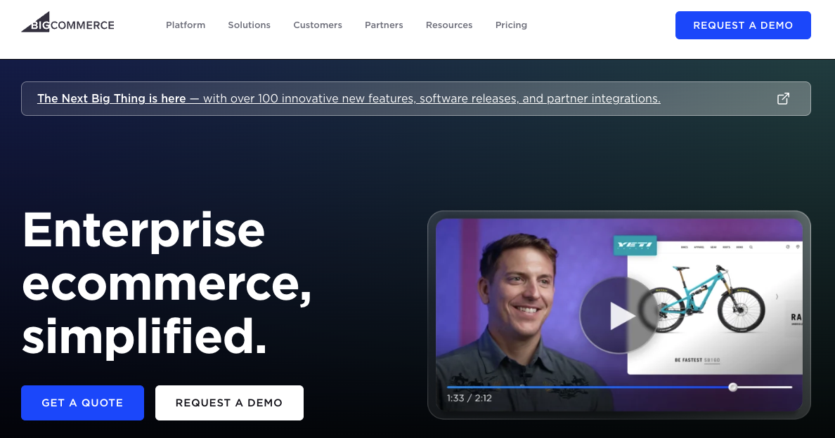 Woocommerce alternative - BigCommerce