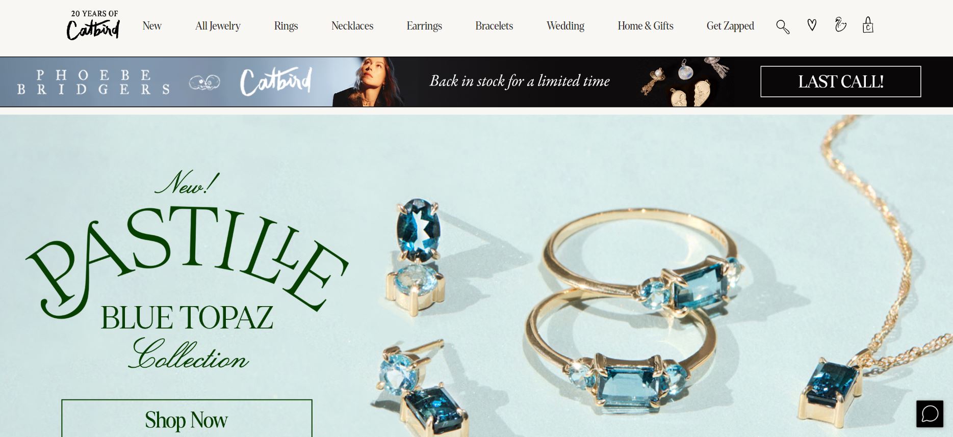 Top Shopify jewelry stores: Catbird