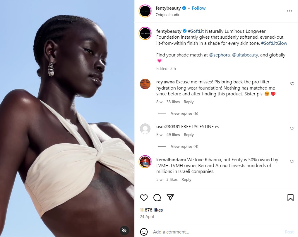 Fenty bauty partnership