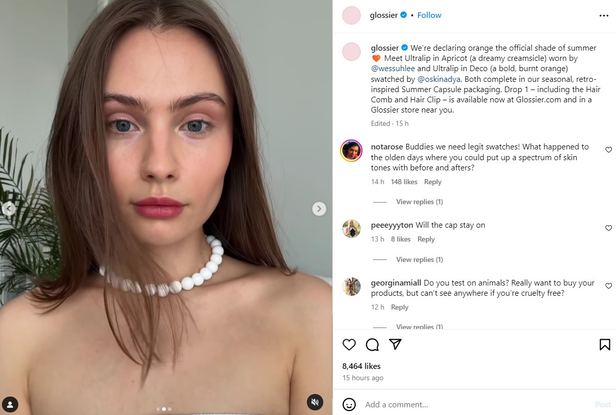 Glossier influencers