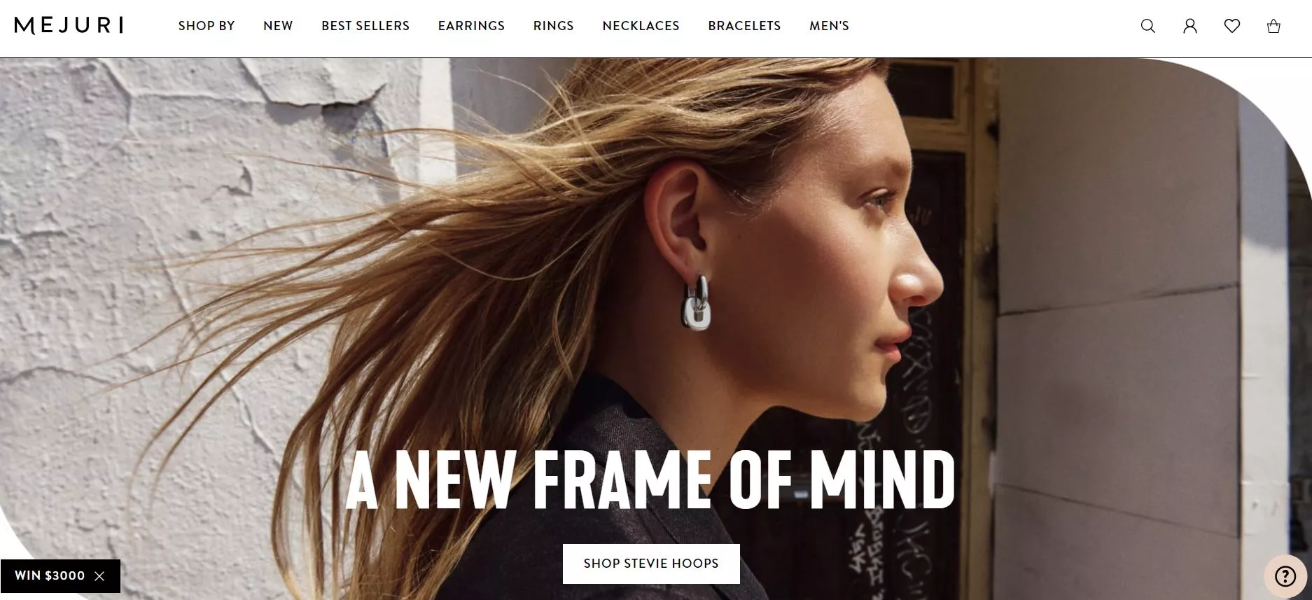 Top Shopify jewelry stores: Mejuri