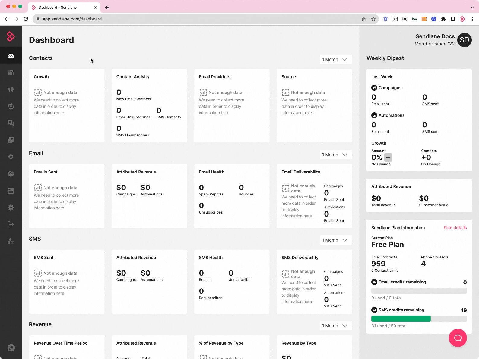 Sendlane segments