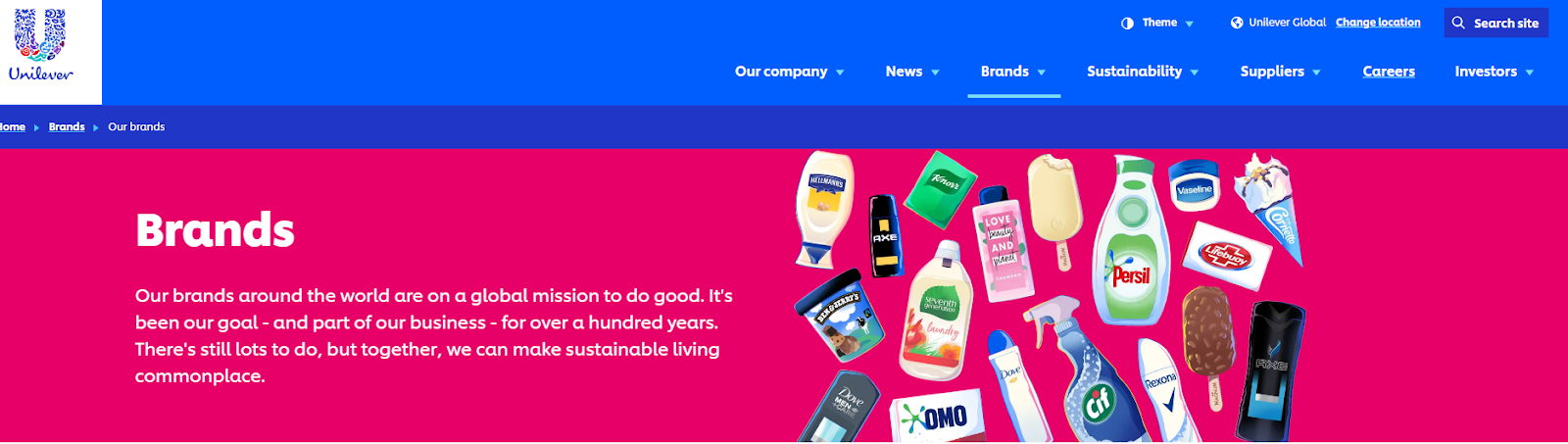 Designing brand architecture: Unilever