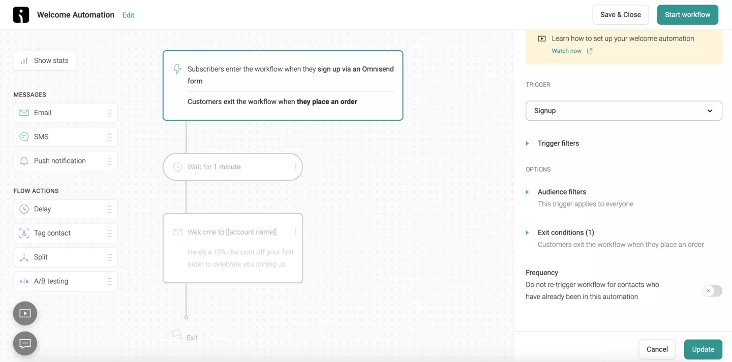 welcome automation