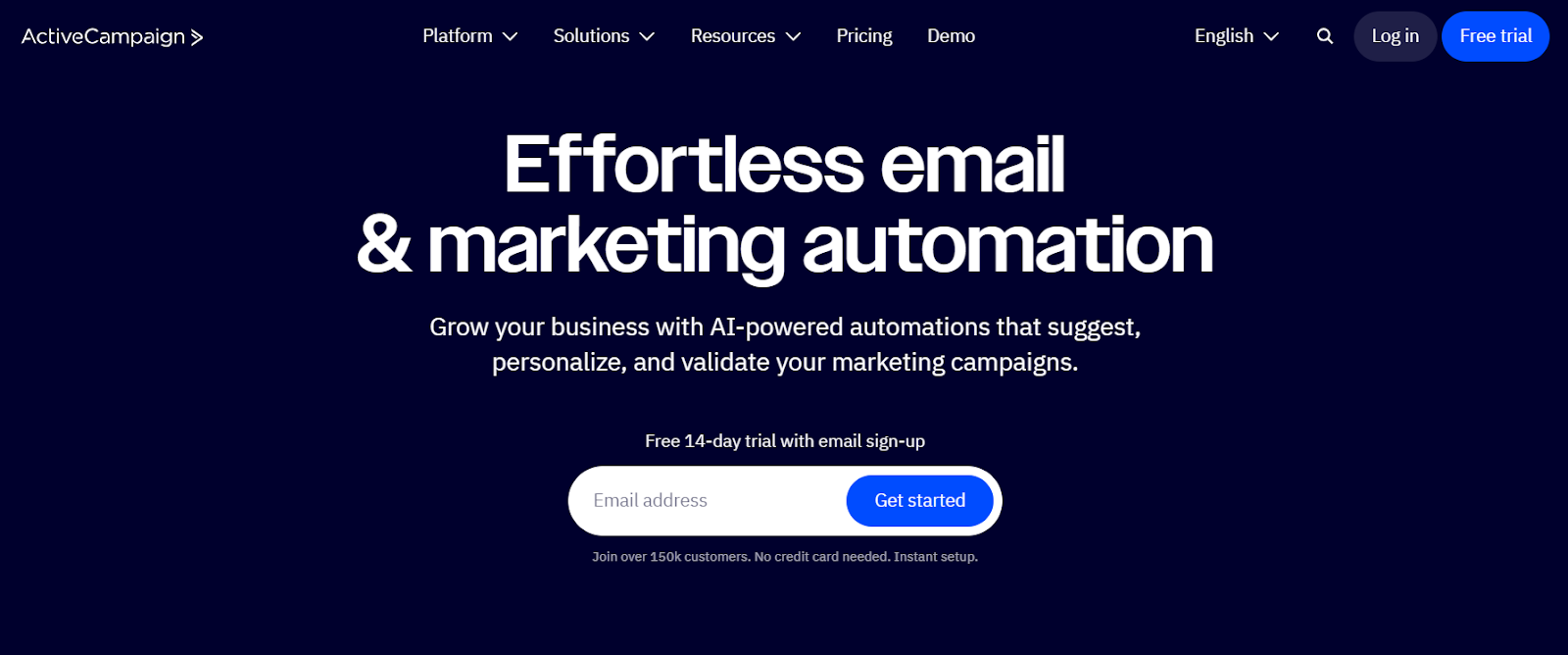 best MailerLite alternatives: ActiveCampaign