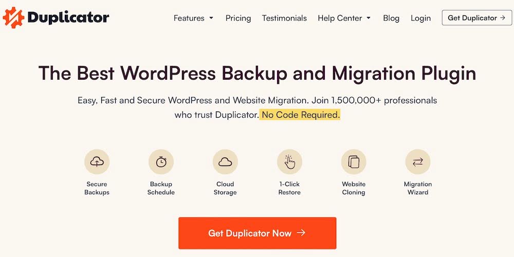 top seven WordPress backup plugin options: Duplicator