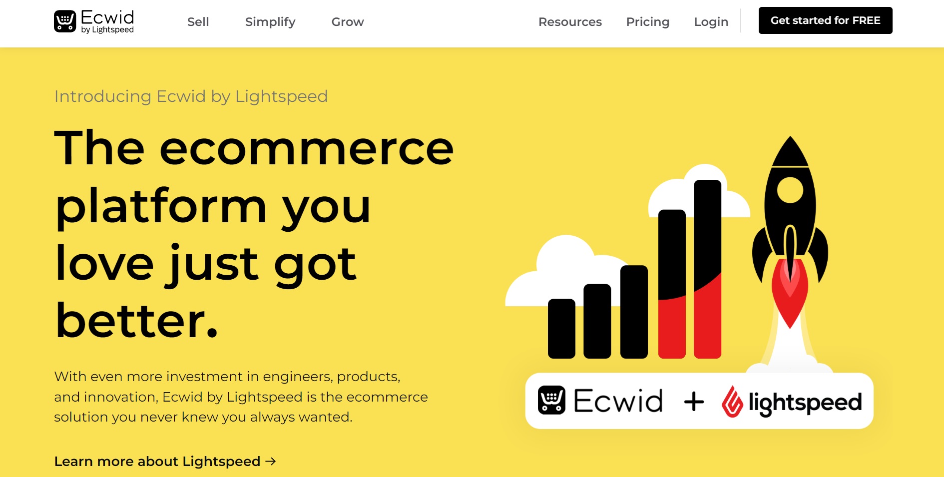 Ecwid by Lightspeed website