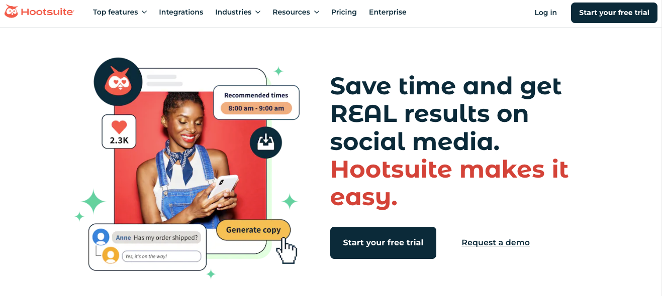 28 best salon marketing tools: Hootsuite